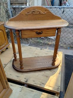 Vintage  half Moon console