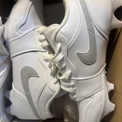 jordan 1 low td white grey fog white football cleat