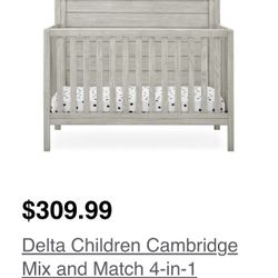 Baby/Toddler Crib with Mattress