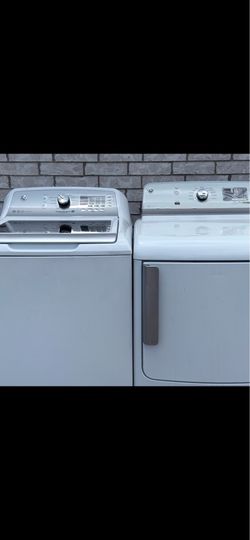 Ge washer electric dryer Xl capacity