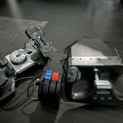 Logitech flight yoke system
