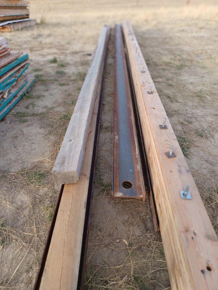 Steel "H" Beams 30 Feet Long 
