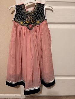 Desi Little Girl 3 PCs Set  Frock Or maxi Style 