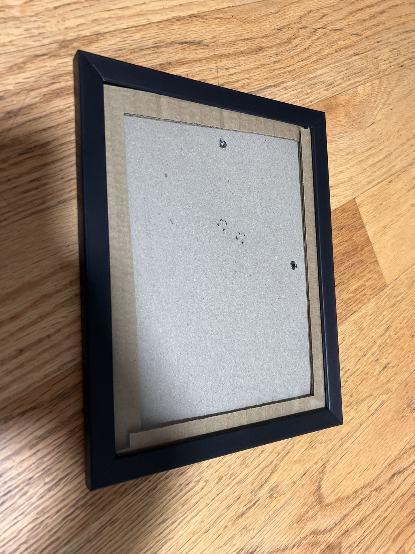 Glass Black Picture Frames. Set of 12. Size 5 X 7