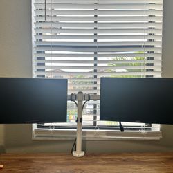 2 ACER Monitors with Dual Mount 
