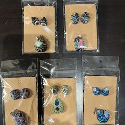 Earrings And Pendant 