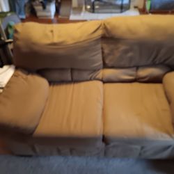 Large Brown Loveseat