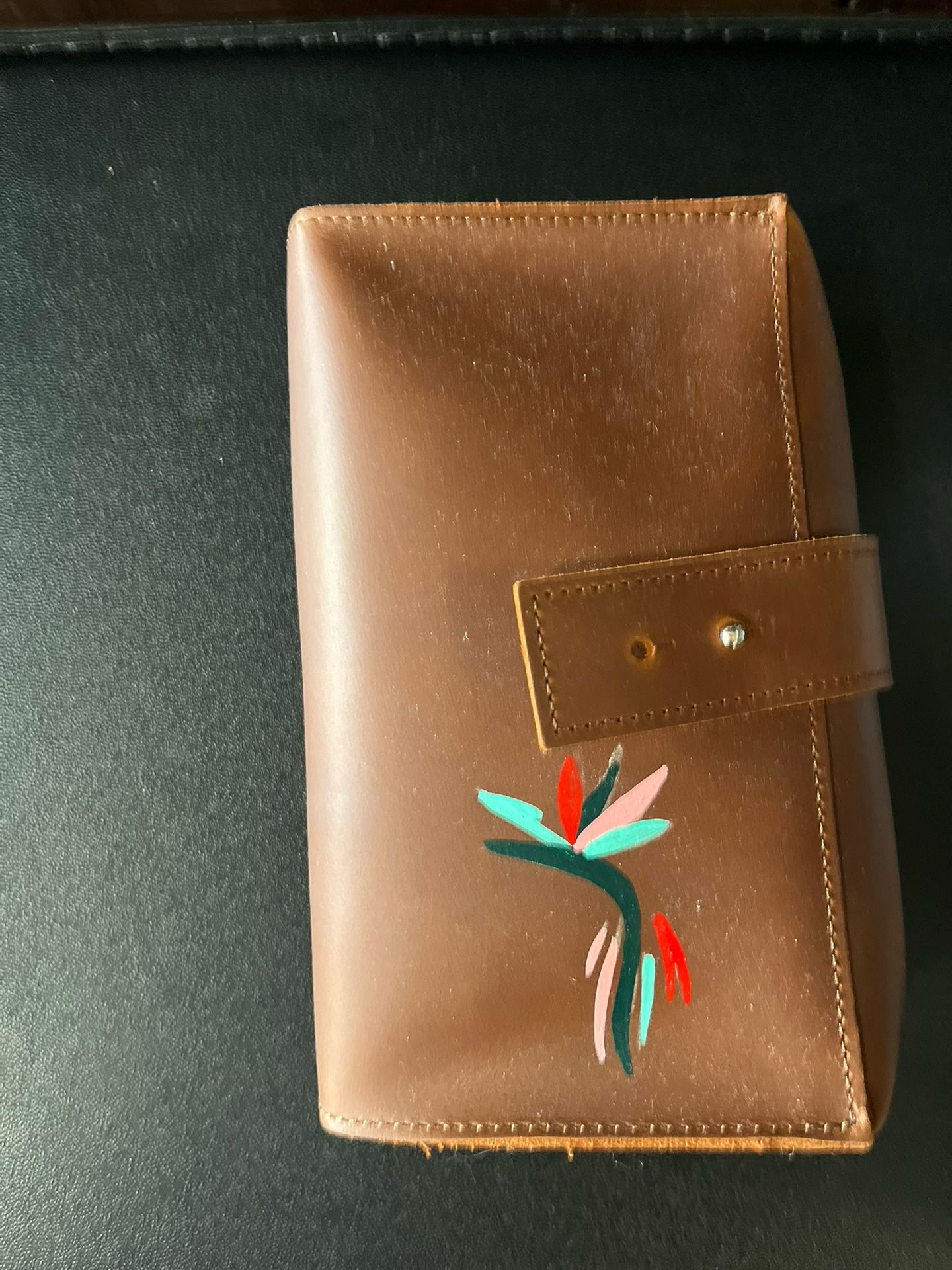 Leather Vanity Booklet Case