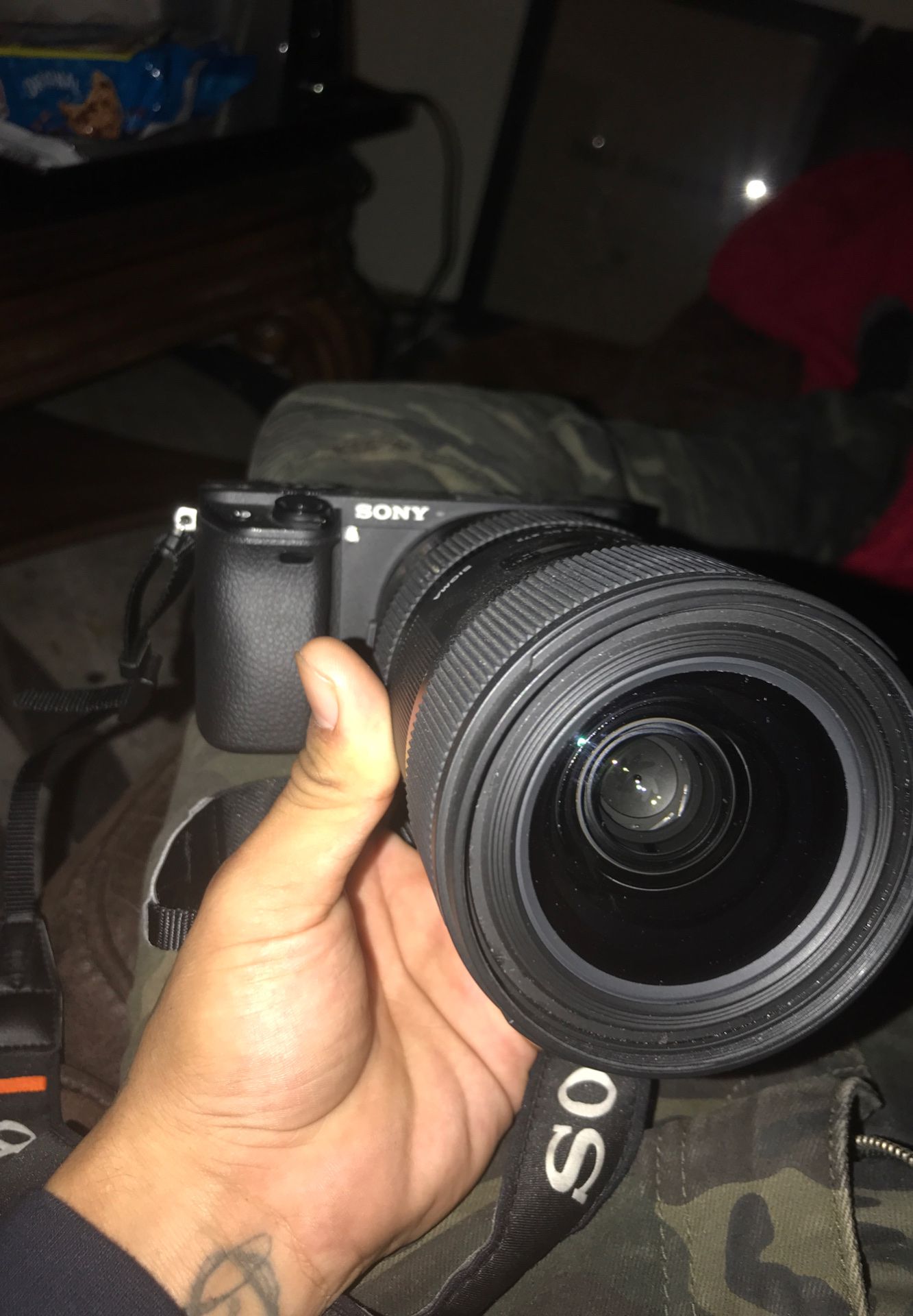 Camera Sony sigma art lens 18 -35