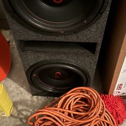 DD SUB SPEAKERS WITH BOX 