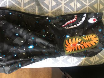 Bape shark space zip up