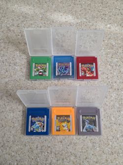 Gameboy Pokémon games