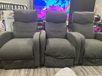 3 recliners