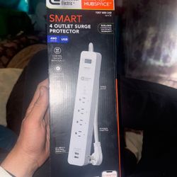 Smart 4 Outlet Surge Protector 