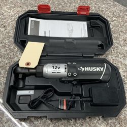 Husky 12v Rechargeable Cordless Ratchet, 3/8” Drive 