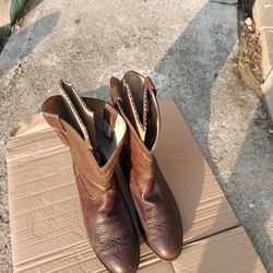 Nocona 6536 Men Cowboy Pepple Boots Shoes Size 10