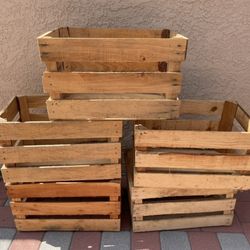 WOODEN CRATES