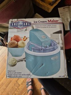 Americana Ice Cream Maker no ice needed