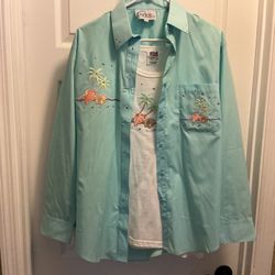 New Las Olas Embroidered Shirt Set