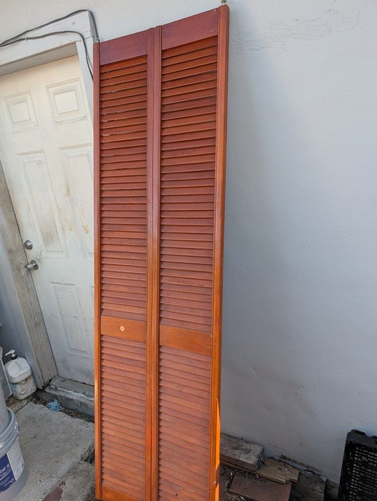 Wood Closet Door 79 X 24