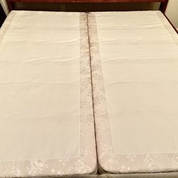 Box Springs - King Or 2 Twins & Free Bed frame 