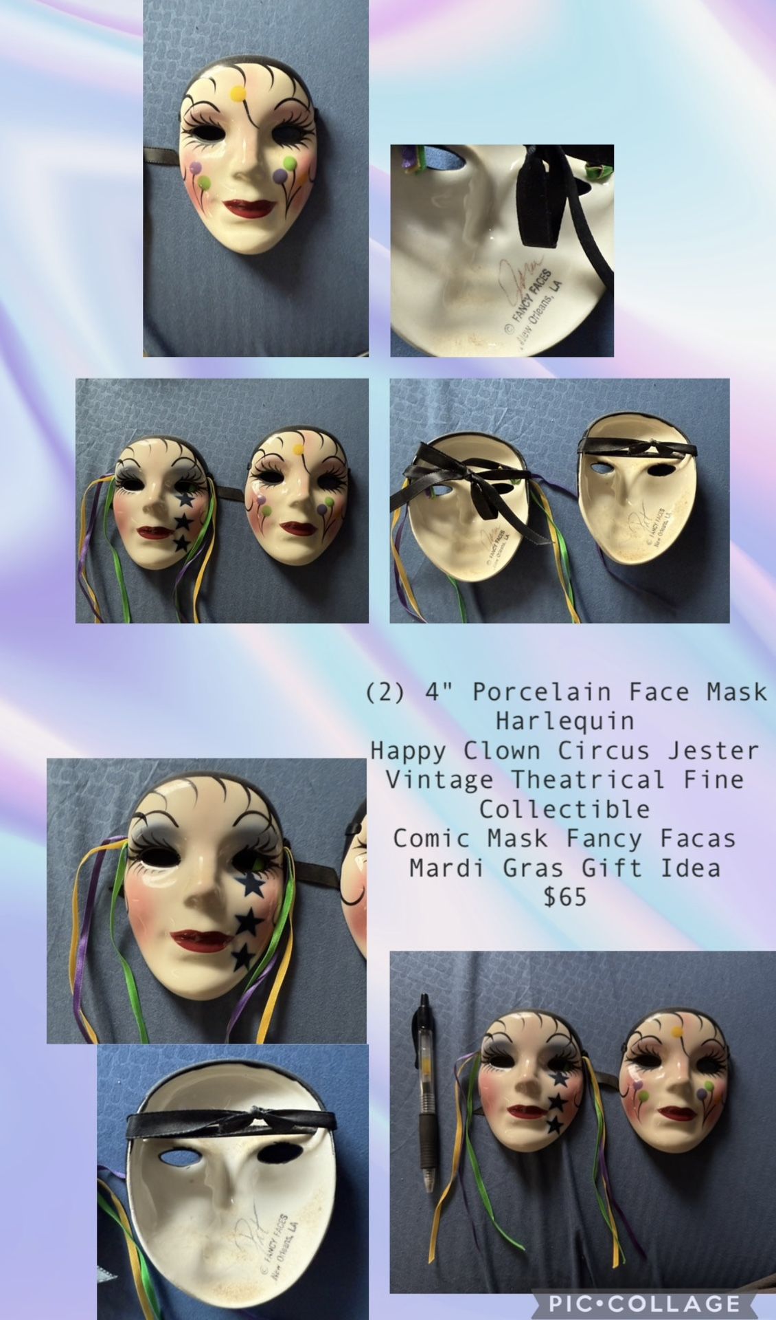 $65 Porcelain Face Mask