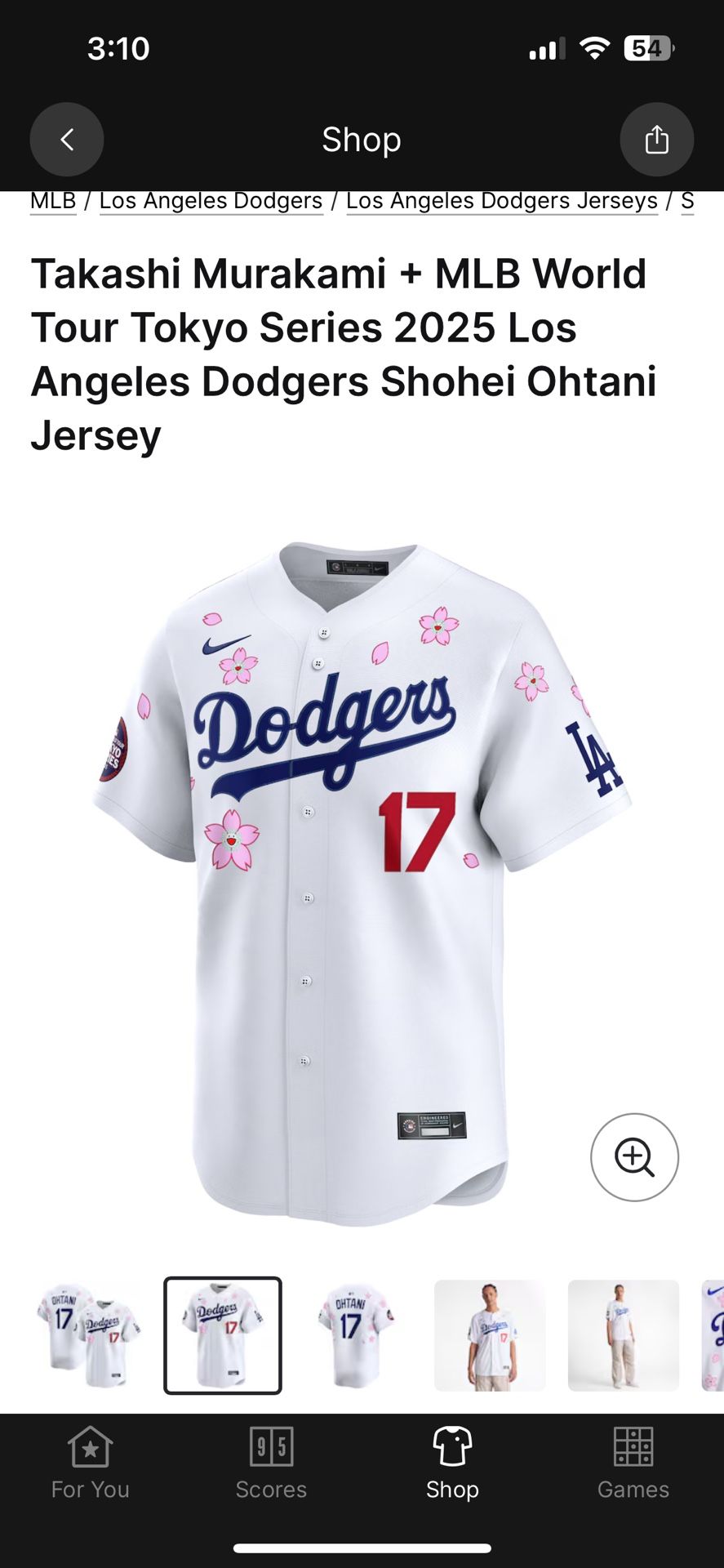 Takashi Murakami Dodgers Shohei Ohtani Jersey Size L