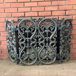 Iron Fireplace Cover