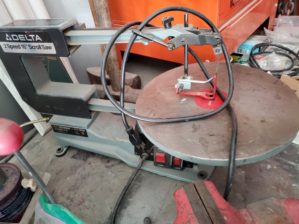 Delta Scroll Saw When They Made Them All Out Of Steel!