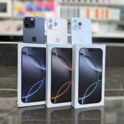 iPhone 16 Pro Max (Unlocked) New ((Take It Home In Payments/ llévatelo a casa en pagos) 