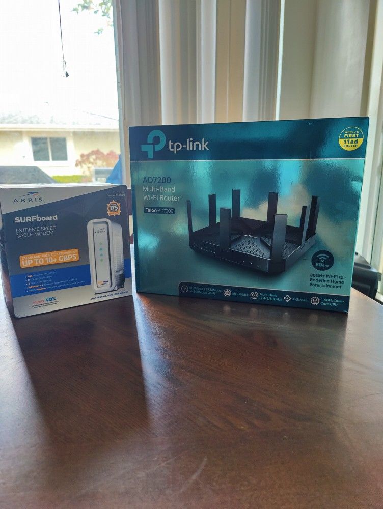 Gigabyte High Speed Modem And Router