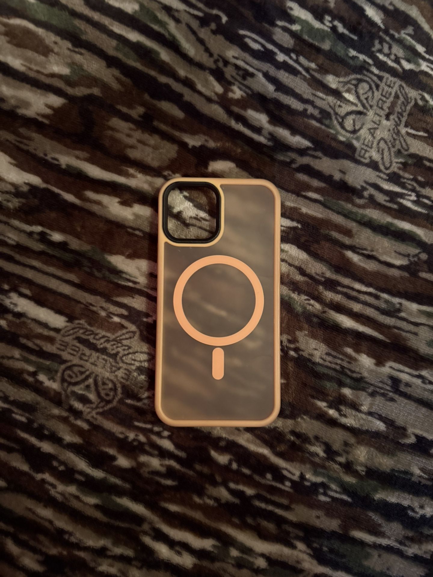 orange iphone 12 case