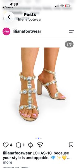 Super cute diamond heels