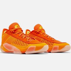 Nike Air Jordan Xxxviii 38 Low "Heiress" Taxi-orange Women Sz 7.5  [FV3945-700]