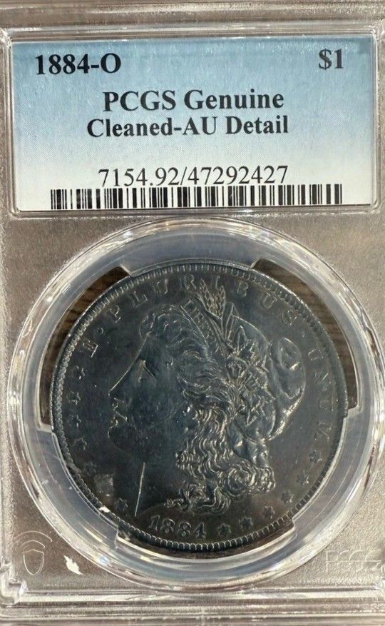 1884 O Morgan Silver Dollar