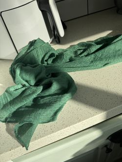 4 (and Half Of One) 6ft Green Cheesecloth
