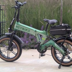 E-bike Heybike Full Suspension Foldable Tyson 28mph Fat tire electric bike