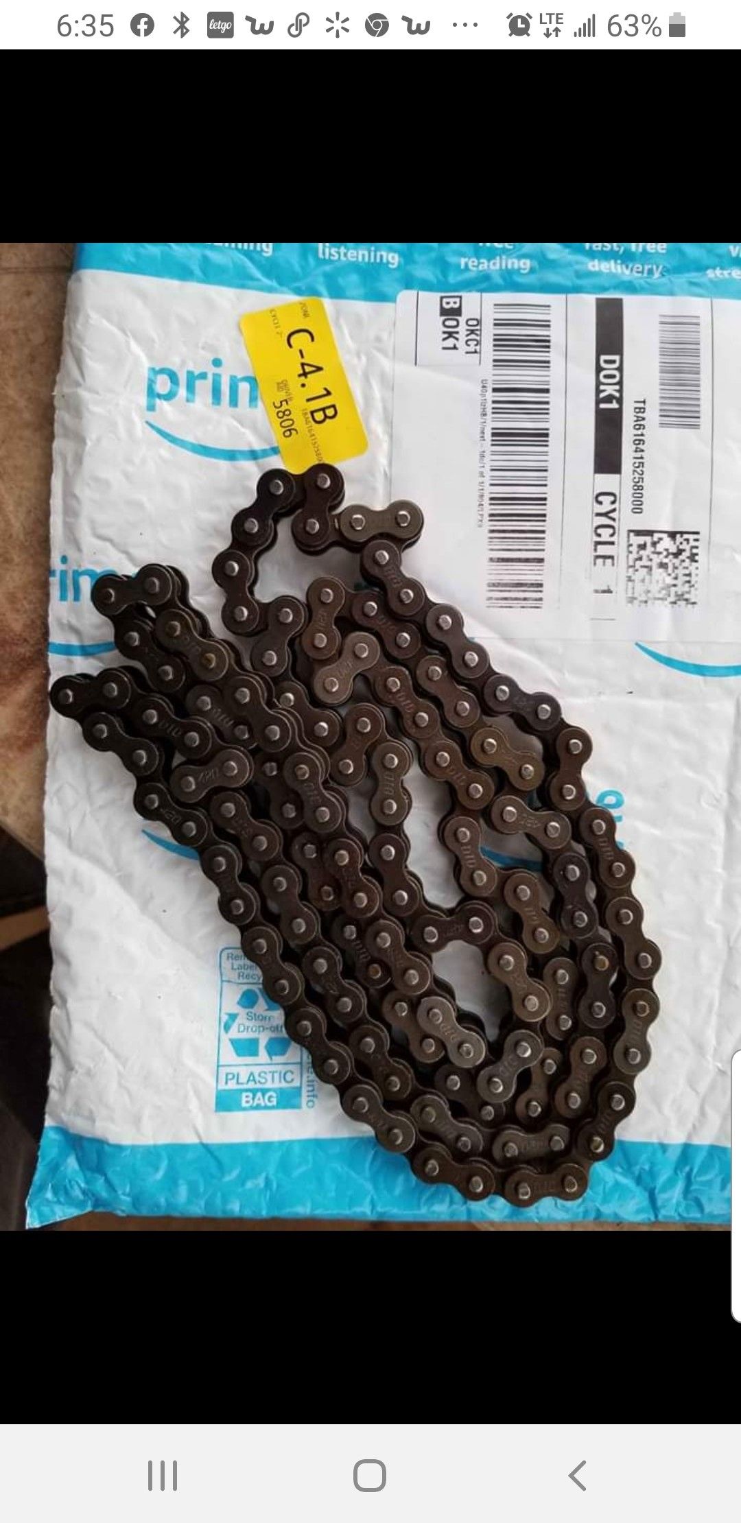 132 Link dirt bike chain brand new