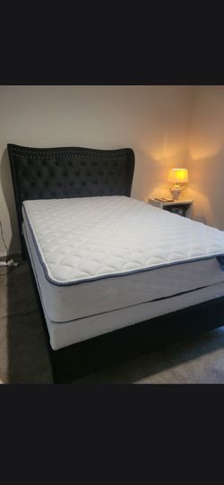 FULL SIZE HEADBOARD WITH FRAME
