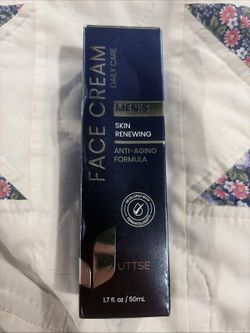 6-in-1 Face Cream For Men: Anti Aging Moisturizer With Niacinamide & Hyaluro