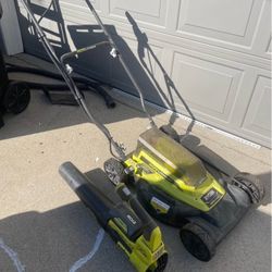 roybi wireless belowr 、lawn with battery and charger