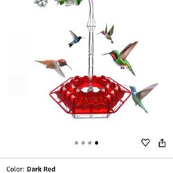 Hummingbird Feeder Dark Red