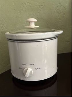 White Slow Cooker 2qt
