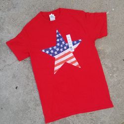 Patriotic Labor Day Tshirt, Red