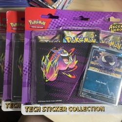 Pokemon Mega Evolution Ascended Heroes Tech Sticker Collection
