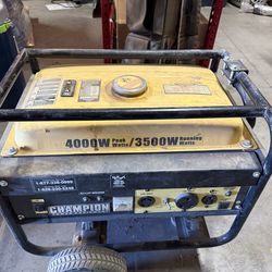 Champion Gas powered generator