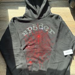 Spider hoodie OG RHINESTONE BLACK adult medium