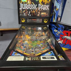 1990 Jurassic Park Vintage Pinball Machine