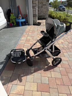 UppaBaby Vista V2 Double with travel bag