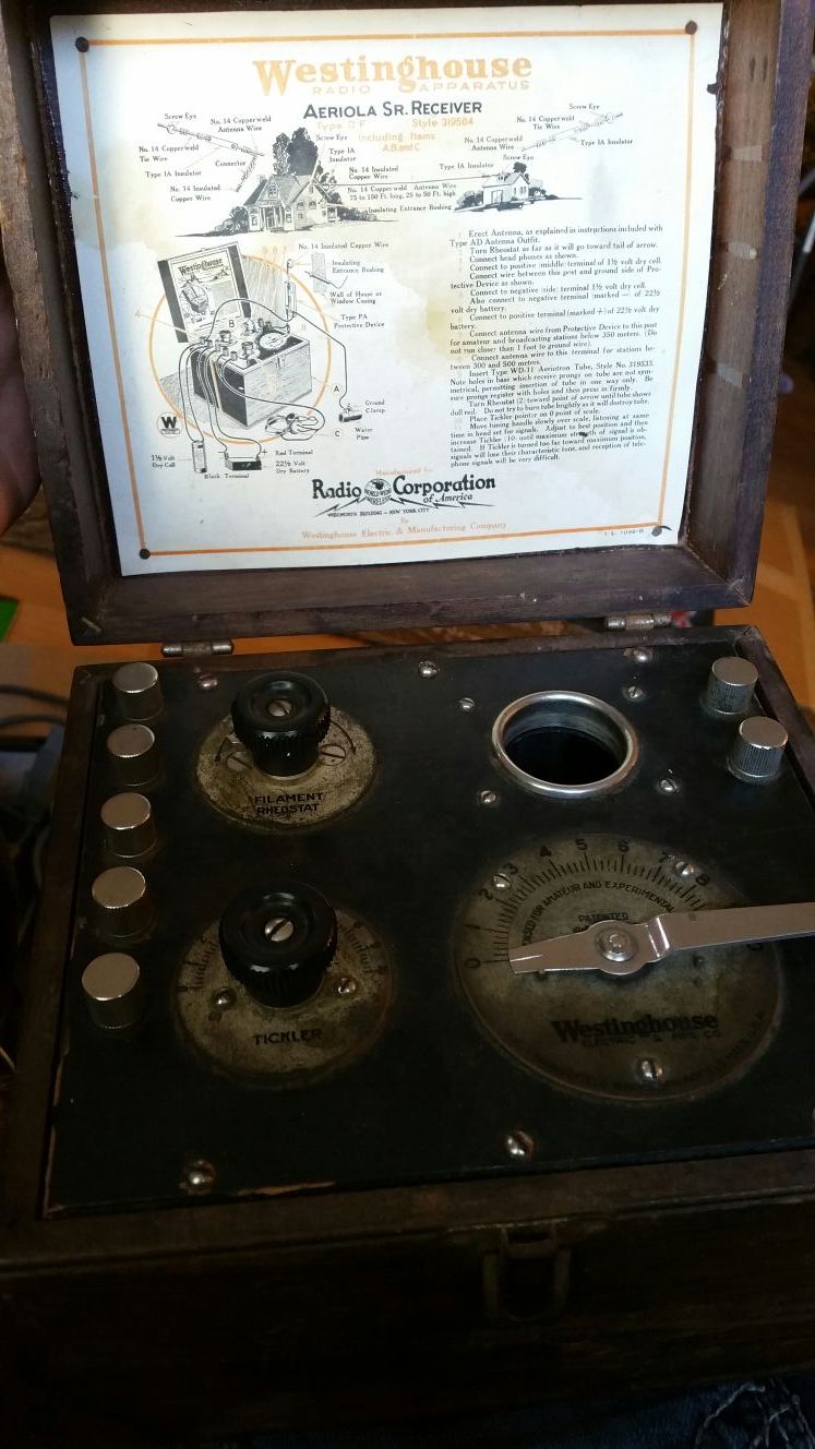 Antique 1920s Westinghouse CB radio